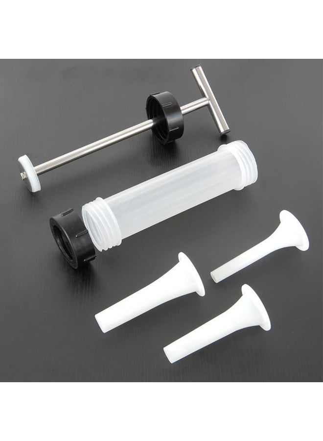 صانعة سلامي يدوية - آلة حشو سجق - آلة حشو سجق منزلية - آلة حشو سجق منزلية الصنع، اصنع أنواعًا مختلفة من السجق بسهولة في المنزل - Image 4